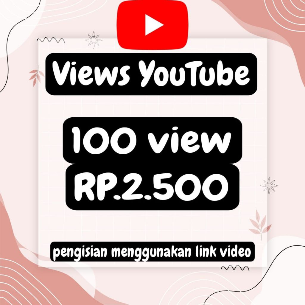 VIEW BONUS LIKE YOUTUBE MONETISASI BERGARANSI - PROSES CEPAT