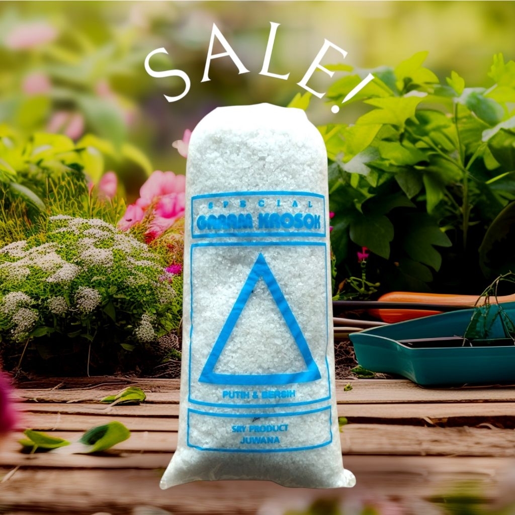 

Garam Krosok Krasak Kasar Spesial Non Yodium Putih Bersih & Berkualitas Sky Product Juwana - 500g