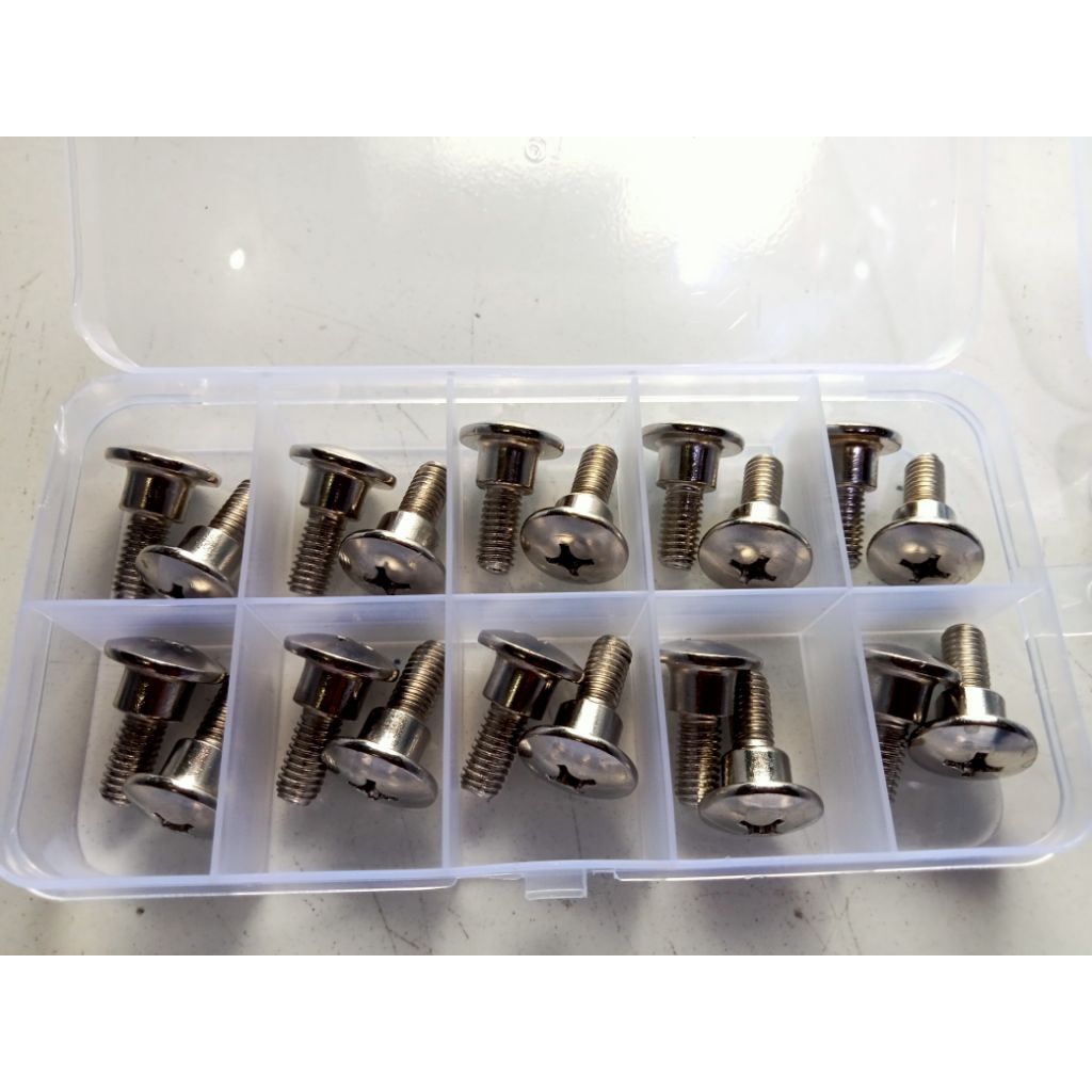 Baut body motor  model payung chrome 1box isi 25pcs