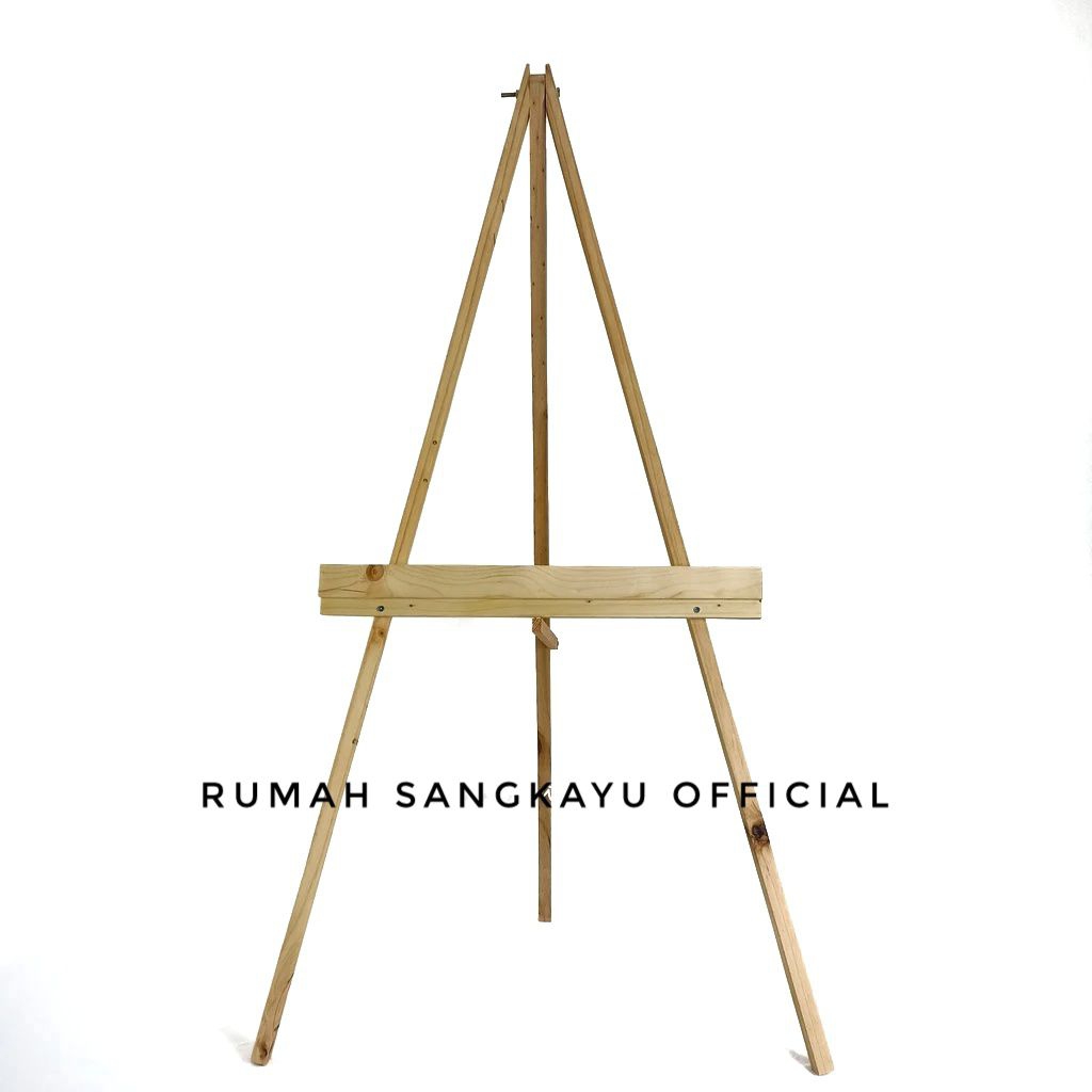

Wooden easel 100 cm/Standing tripod kayu/stand lukis Aesthetics