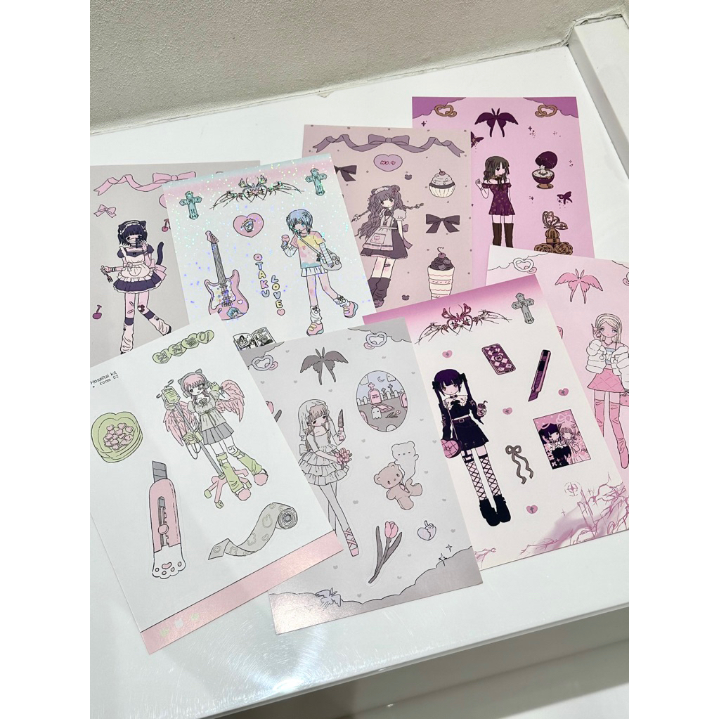 

[READY] Korea Sticker Milky Heart
