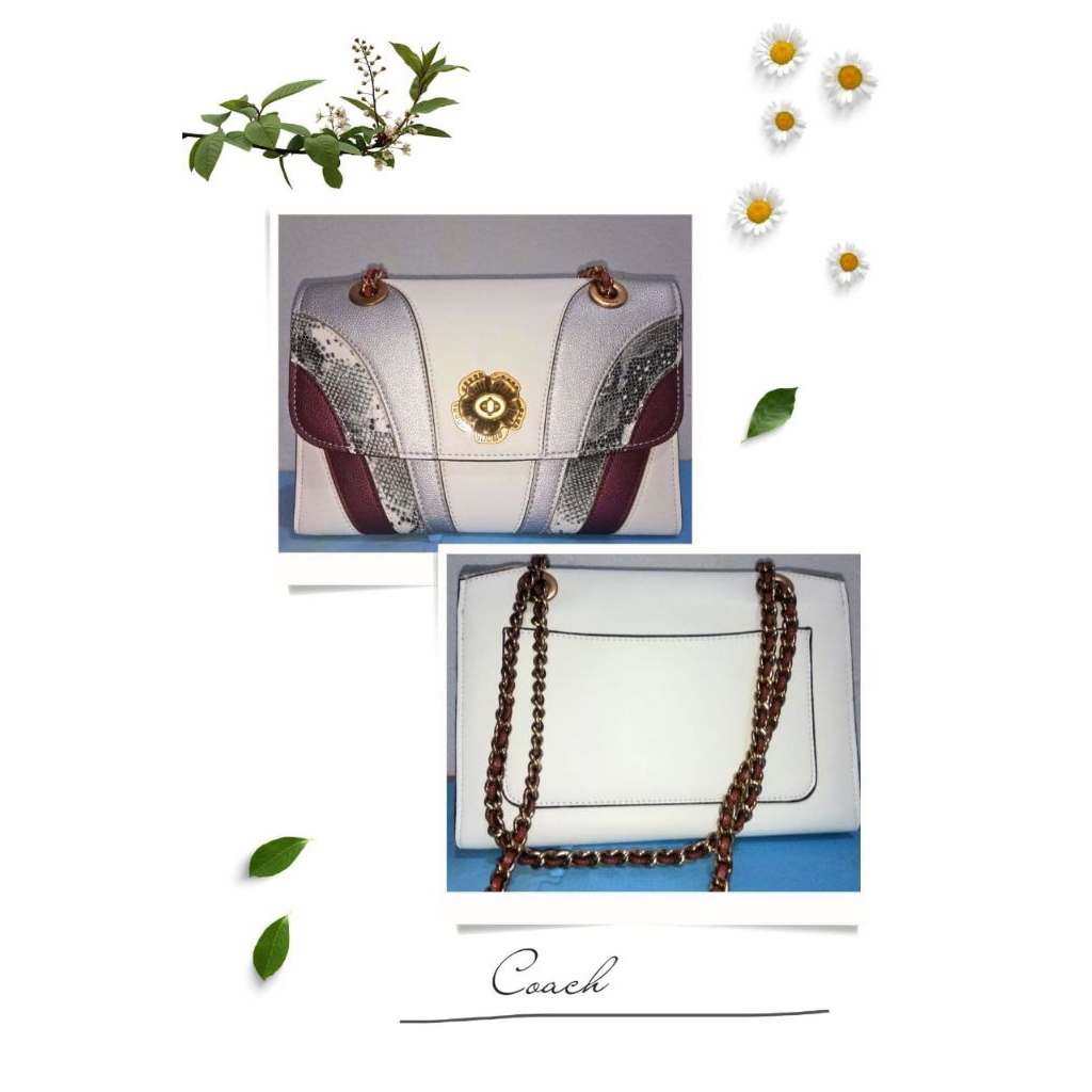 Coach Parker Wave Patchwork AP18637 (PRELOVED) / Coach Shoulder Bag Premium