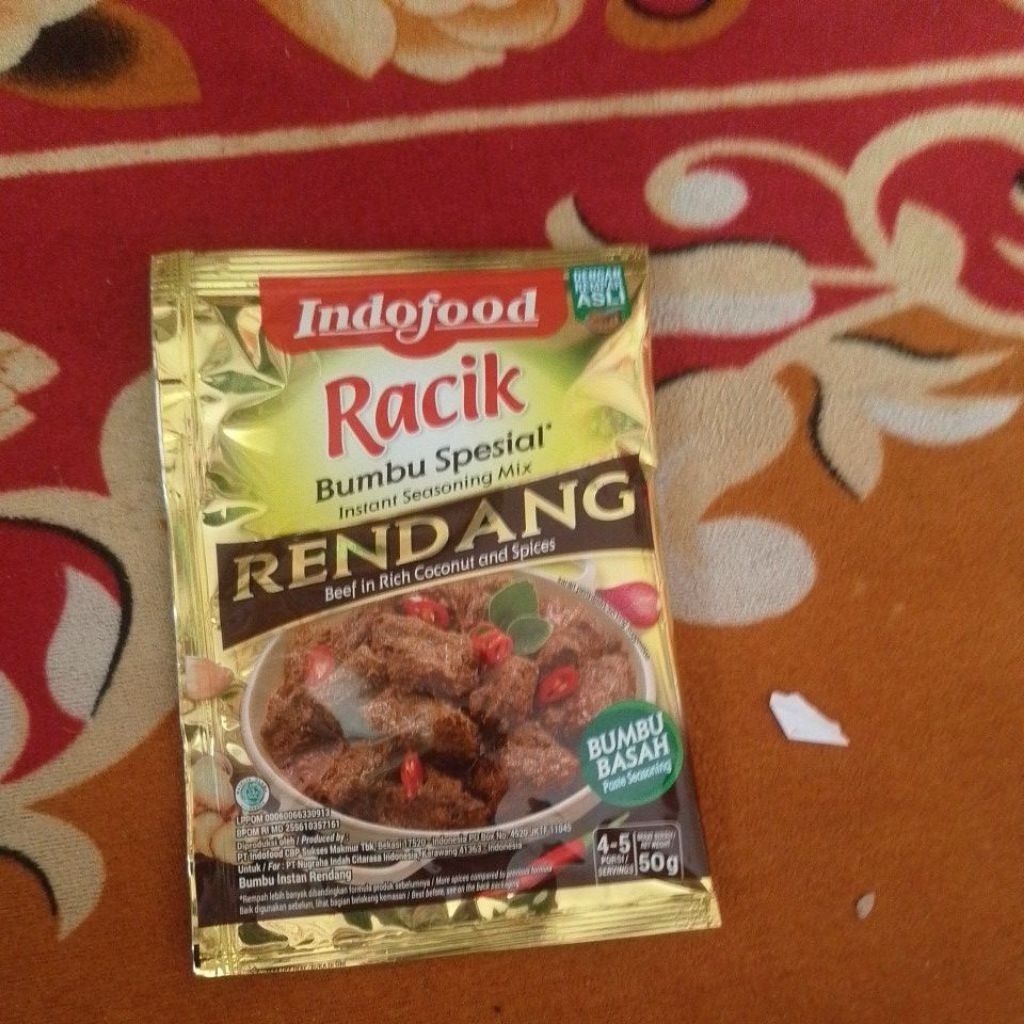 

Indofood bumbu spesial rendang 50gr