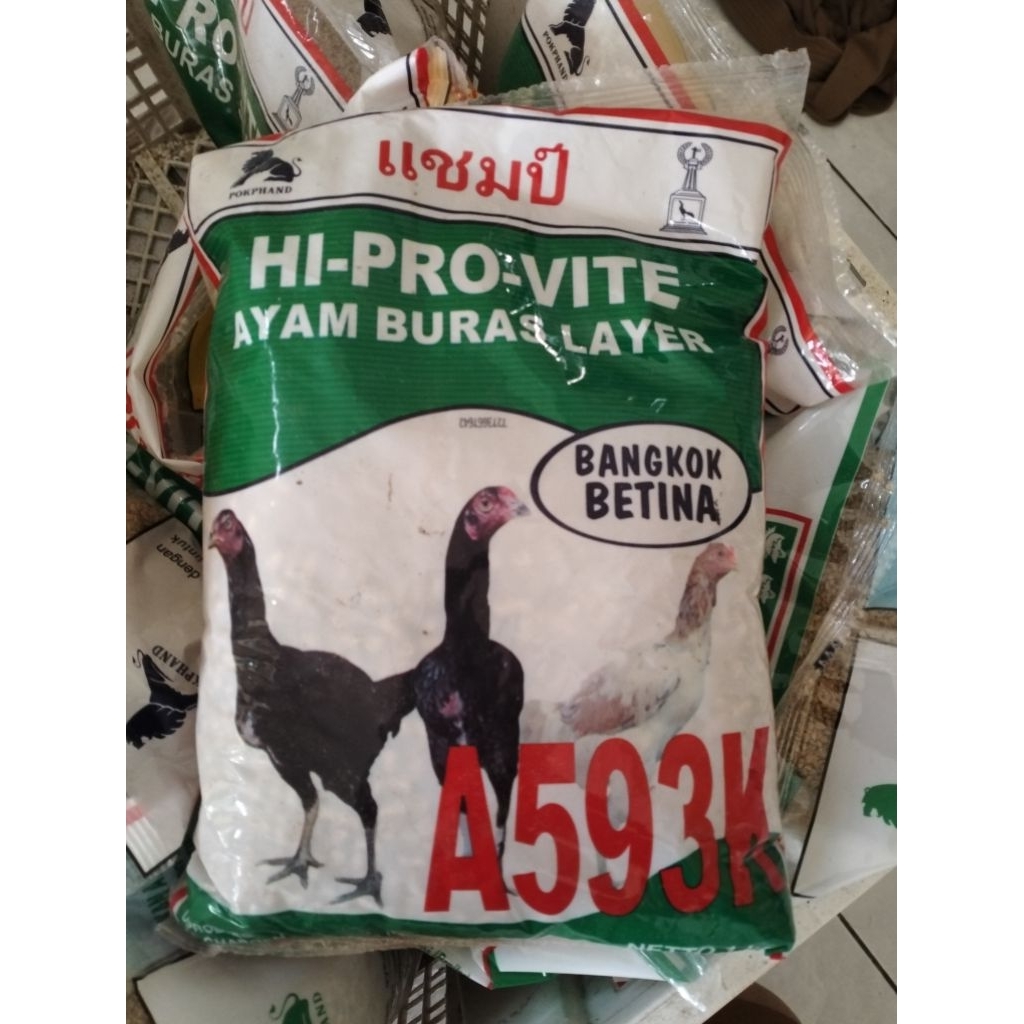 A593 K HI-PRO-VITE pakan anak ayam bangkok