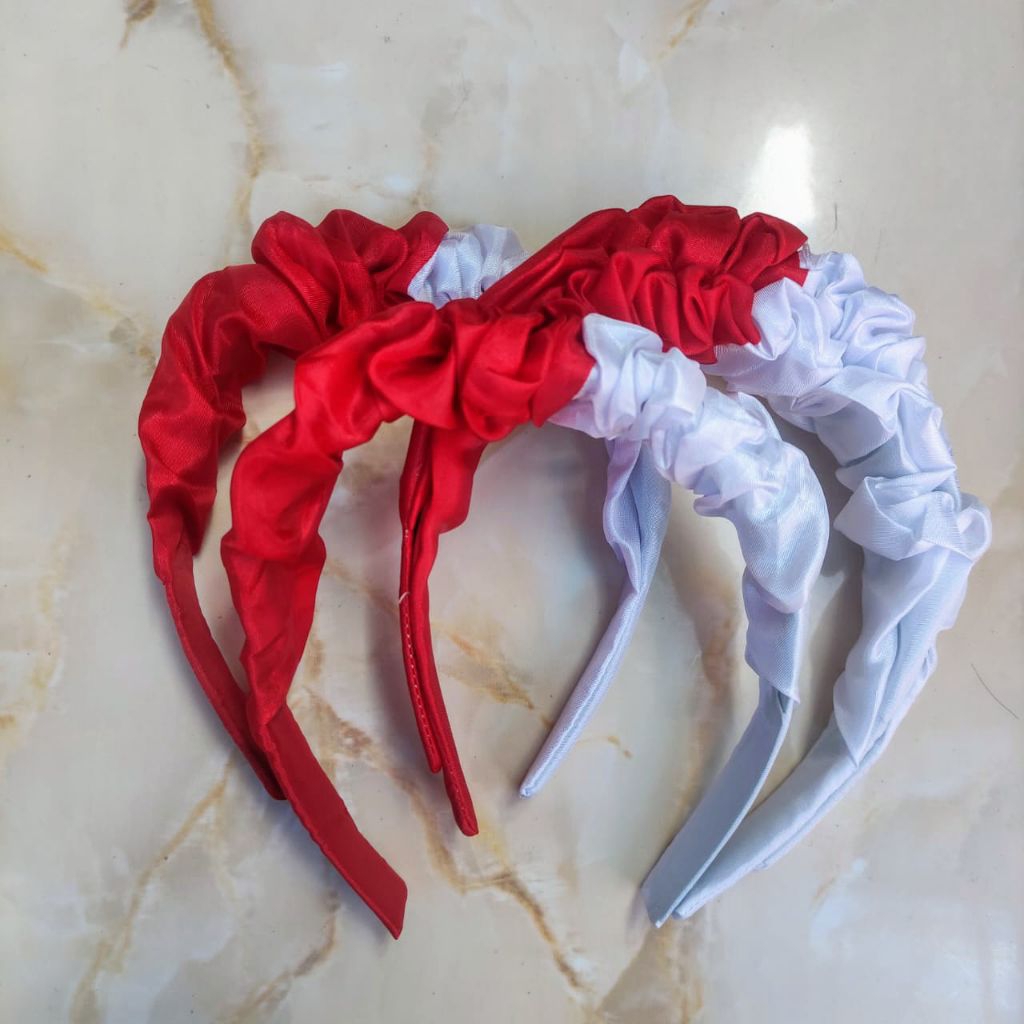 Bando Serunchie Merah Putih | Bando Agustusan | Bando Merah Putih