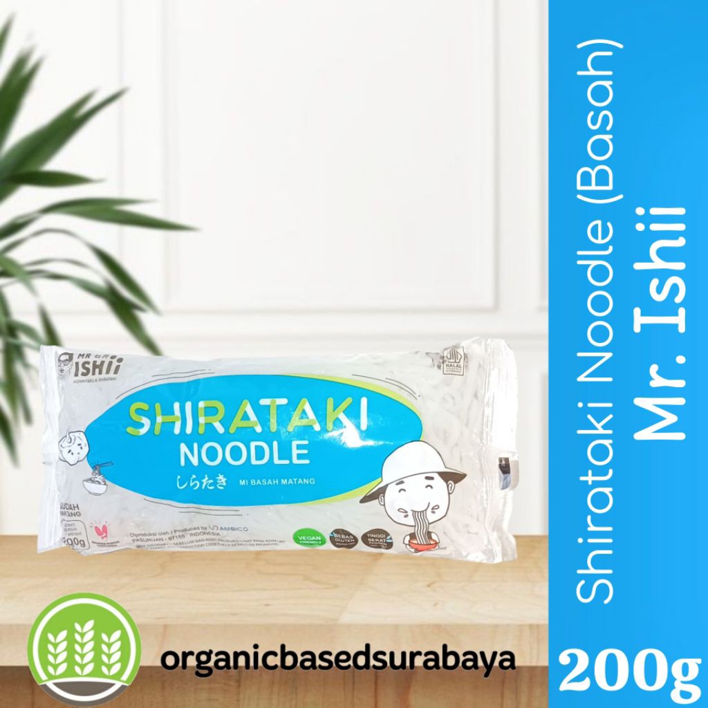 

Mr.Ishii Shirataki Ito KEMASAN BARU (Mie Konnyaku basah) sangat cocok untuk diet