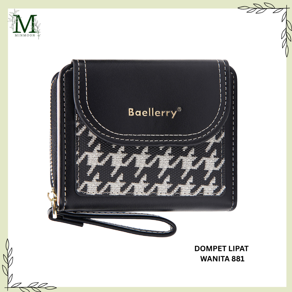 MINMOON - DOMPET LIPAT WANITA 881 DOMPET MINI DOMPET KECIL DOMPET KOIN DOMPET LUCU DOMPET PENDEK