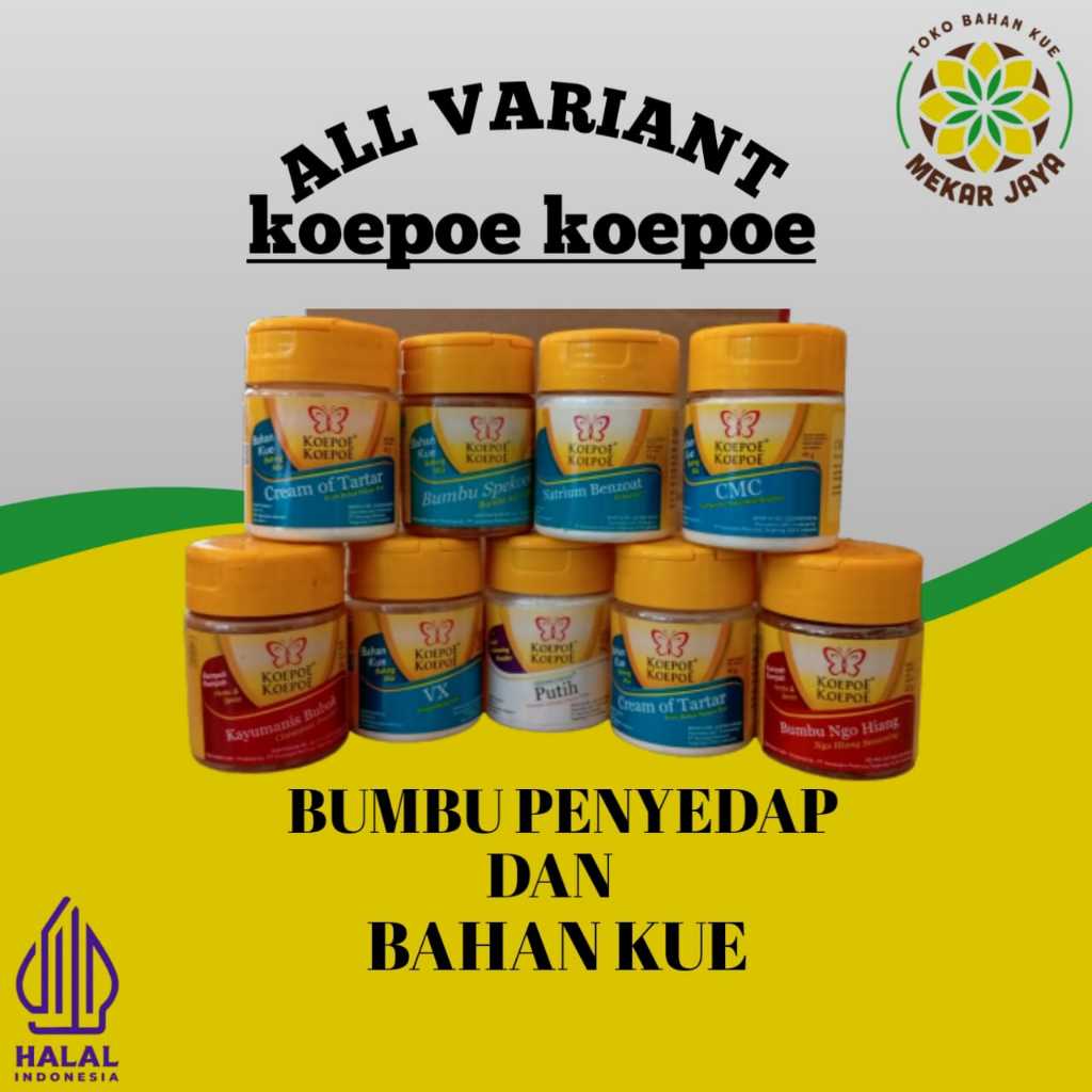 

KOEPOE-KOEPOE BAKING MIX / BAHAN KUE DAN PENYEDAP
