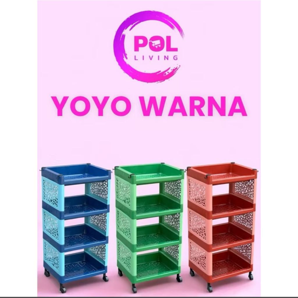 RAK YOYO 4 SUSUN WARNA