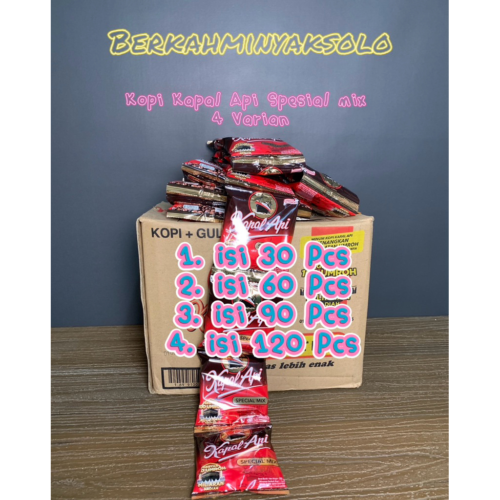 

Kopi Kapal Api Spesial Mix 23 gr 4 Varian Termurah