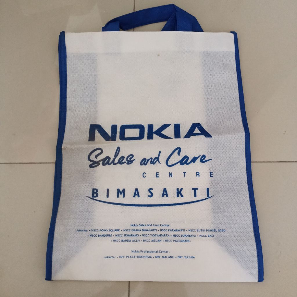 

Tas belanja tas spunbon spounbond Nokia