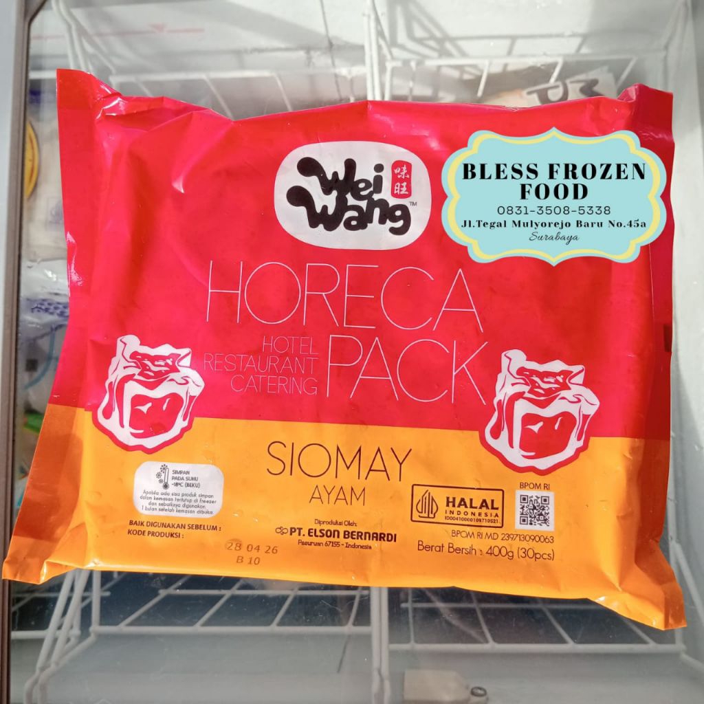 

BFF❄️ WEI WANG SIOMAY AYAM ISI 30 BIJI 400gr