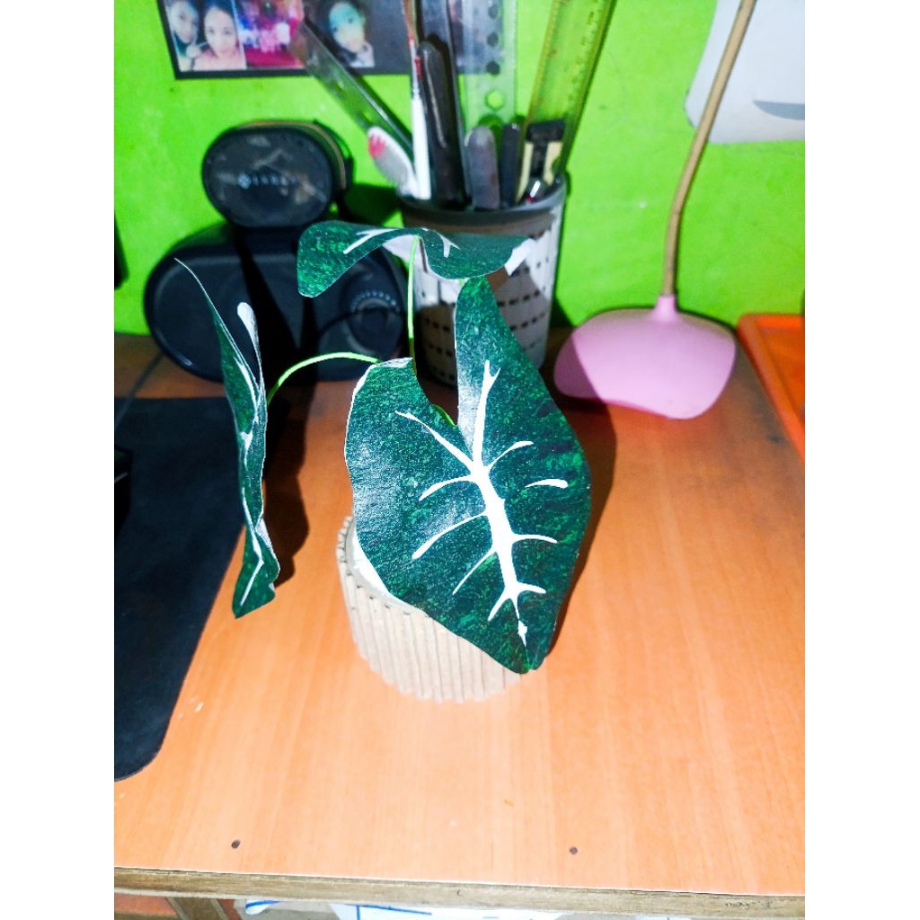 

Prakarya Kresek/Plastik/Kardus bekas Pohon Daun Keladi Kerajinan tangan Prakarya anak sekolah