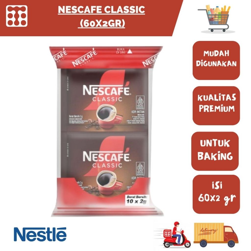 

NESCAFE CLASSIC (60X2GR) ISI 60 SACHET