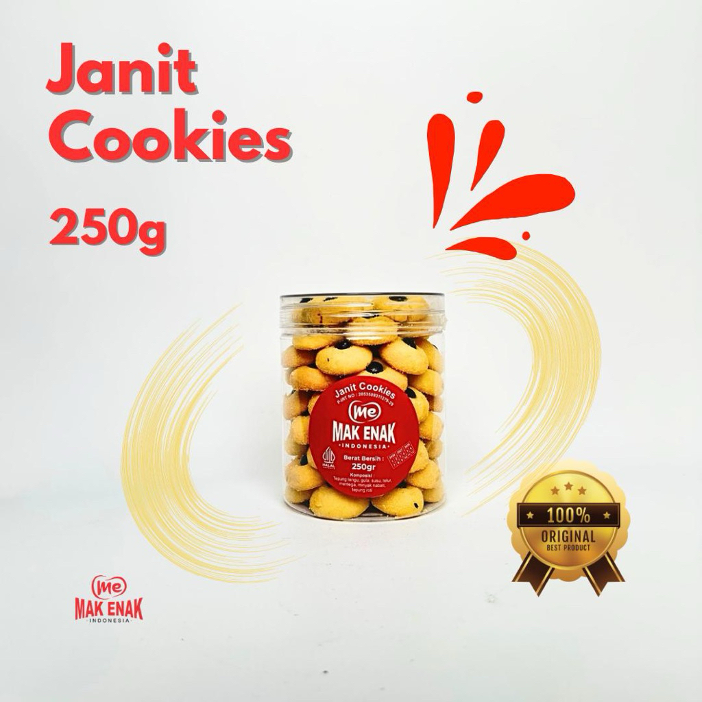 

JANIT COOKIES 250 GRAM| MAK ENAK INDONESIA | MASJID AL FAWWAZ BAROKAH