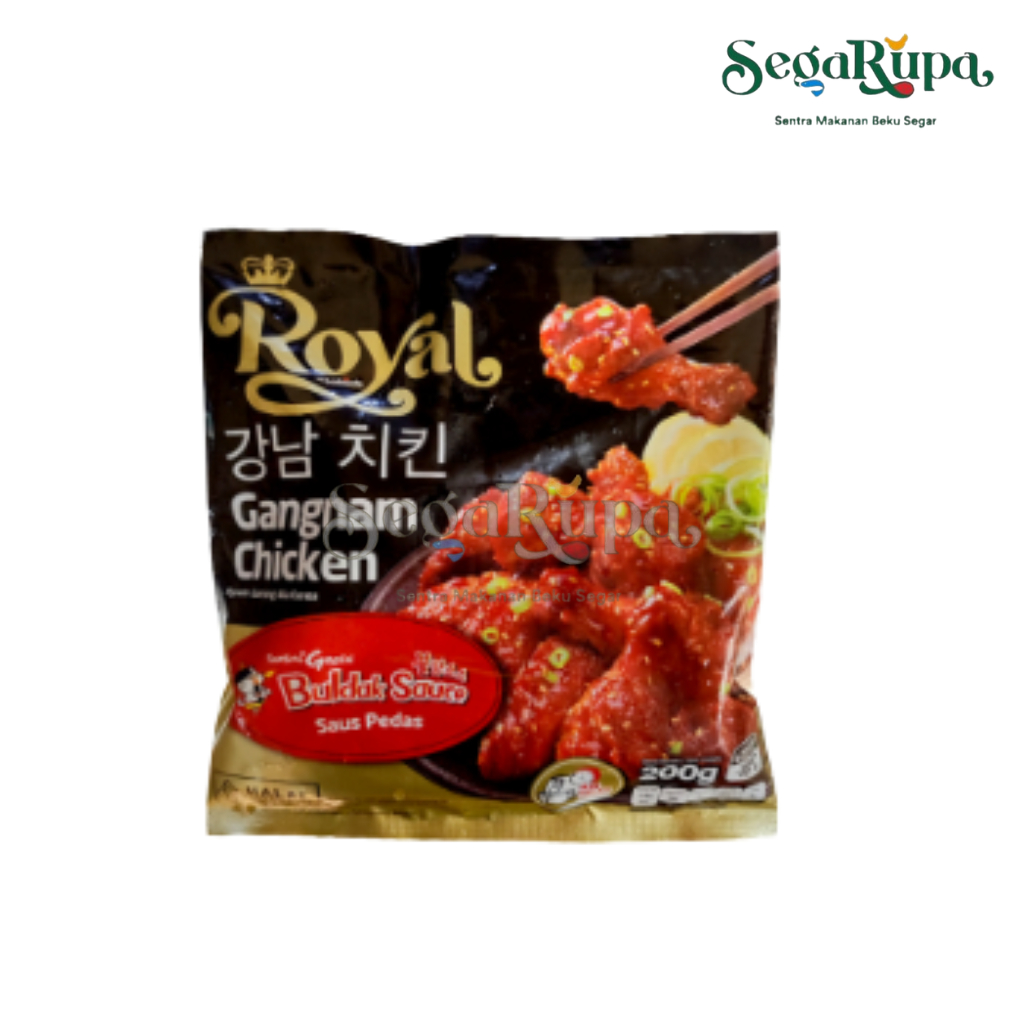

BELFOODS ROYAL GANGNAM CHICKEN WINGS 200 GR - SEGARUPA FROZEN FOOD & TOKO DAGING