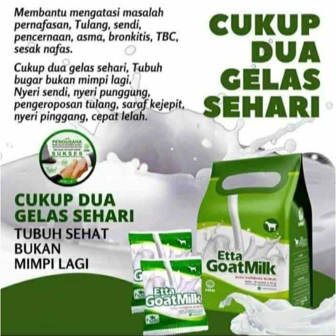

(PROMO) ETTA GOAT MILK ~ SUSU KAMBING ETTAWA ORIGINAL