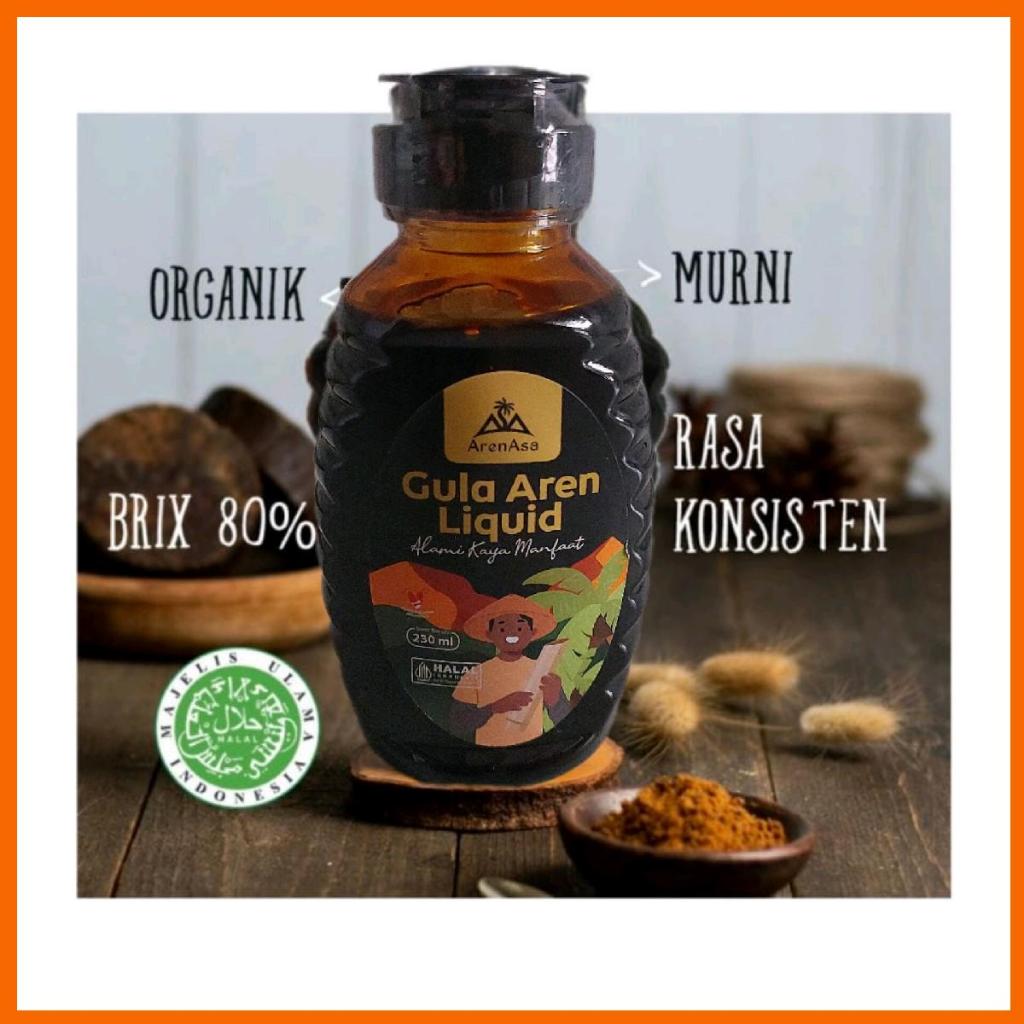

Arenasa Gula Aren Cair 230ml Organik Tanpa Pengawet Palm Sugar