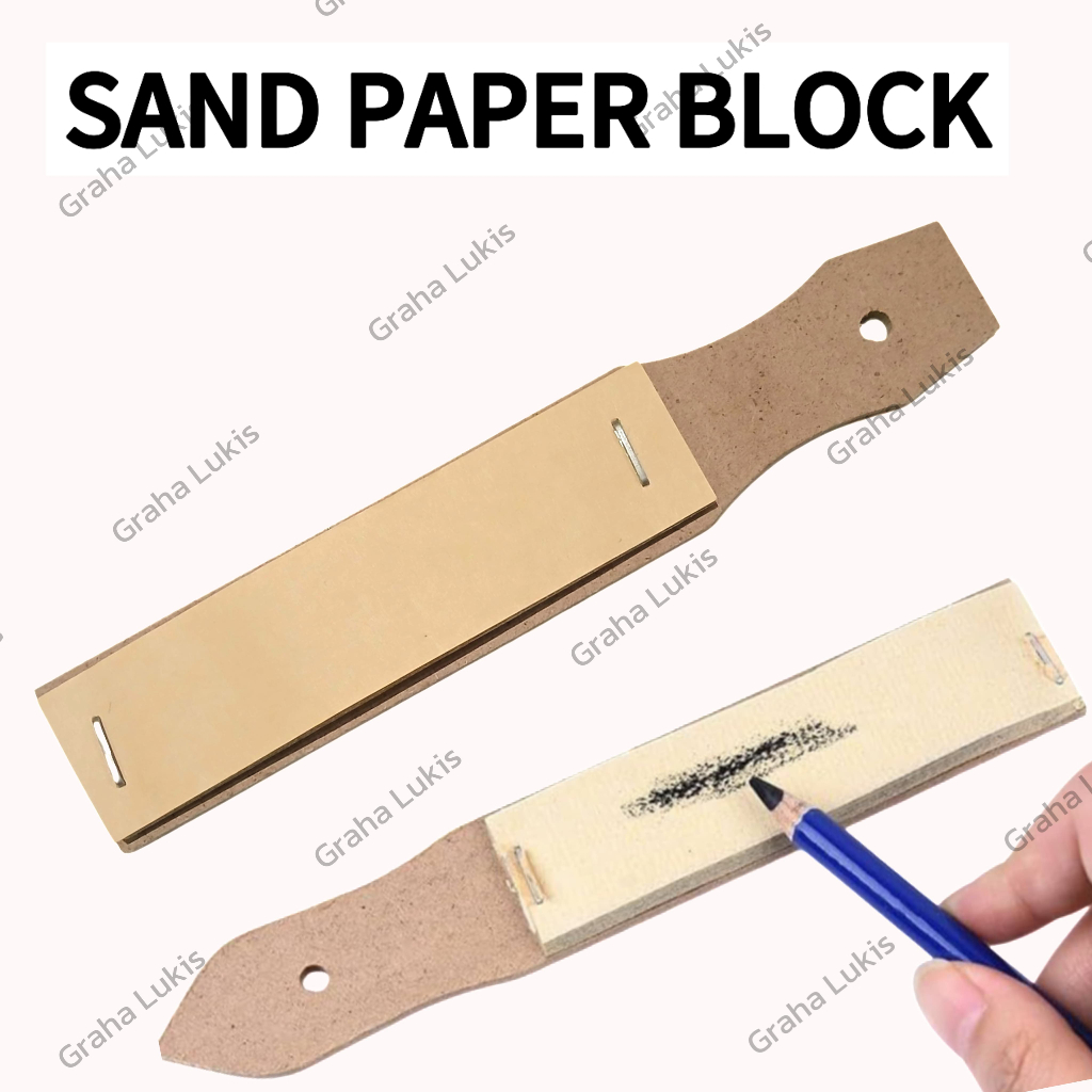 

Sandpaper Block/Blok Amplas Serbaguna untuk Alat Menggambar