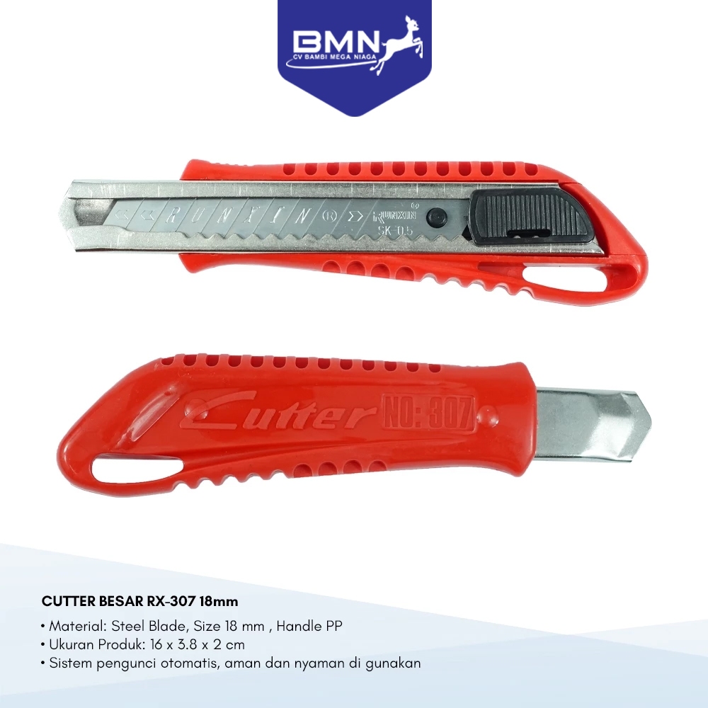 

BMN x RUNXIN Cutter 18mm CT-307 Red Color Original