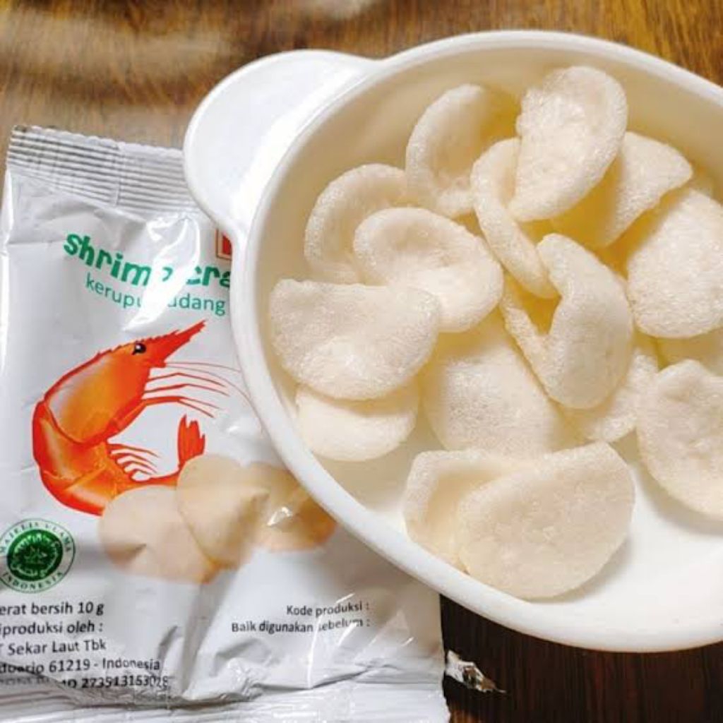 

Finna Krupuk Udang goreng Sudah Matang 10gr Ecer