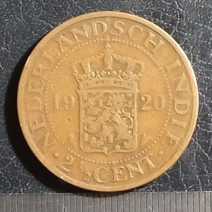#12-BB. UANG KUNO || KOIN KUNO || BENGGOL 2.5 CENT TAHUN 1920
