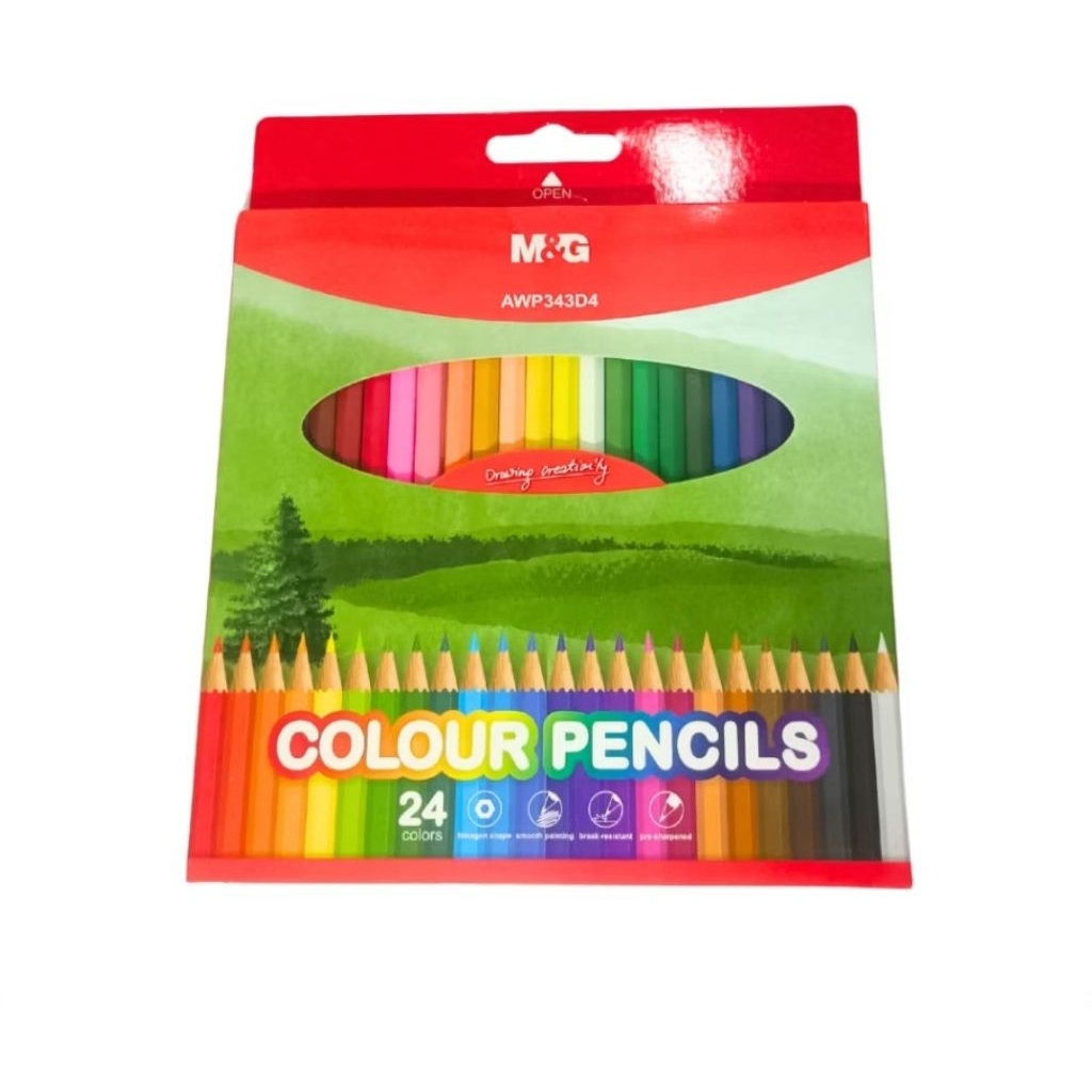 

Pensil Warna M&G Isi 24 Pulas Isi 24
