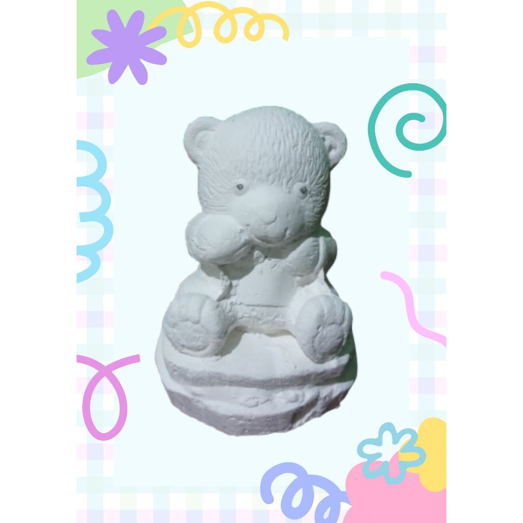 [ free cat air 1 warna ] Gypsum Lukis Anak Gypsum Lukis Anak Grosir Gypsum Anak set Gyipsum Lukis An