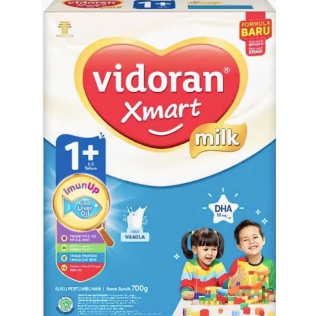 

VIDORAN XMART 1+ VANILA DAN MADU (1-3THN) 700GR/925GR