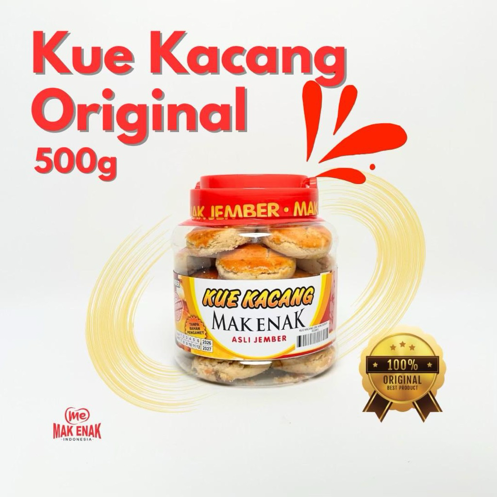 

KUE KACANG ORIGINAL 500 GRAM | MAK ENAK INDONESIA | MASJID AL FAWWAZ BAROKAH