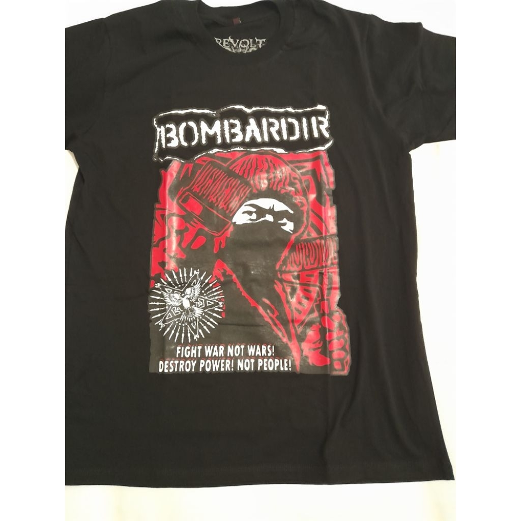 kaos musik band punk lokal BOMBARDIR