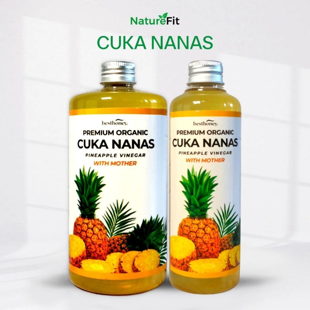 

COD Cuka Nanas Best Honey - Cuka Nanas Organik Tanpa Campuran - Cuka Nanas Wtih Mother - Pineapple Cider Vinegar 250ml & 500ml