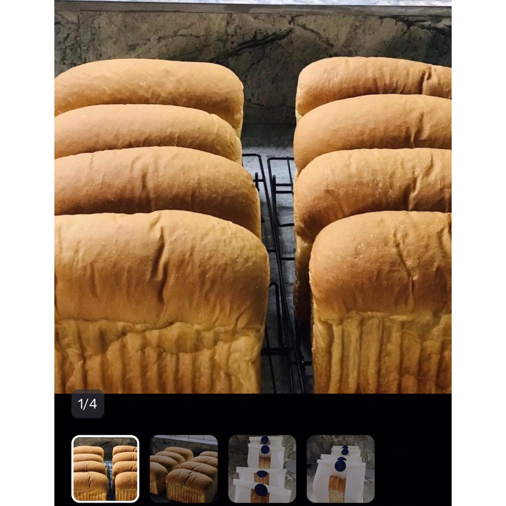 

Roti tawar UMKN ukuran 10x20x10cm