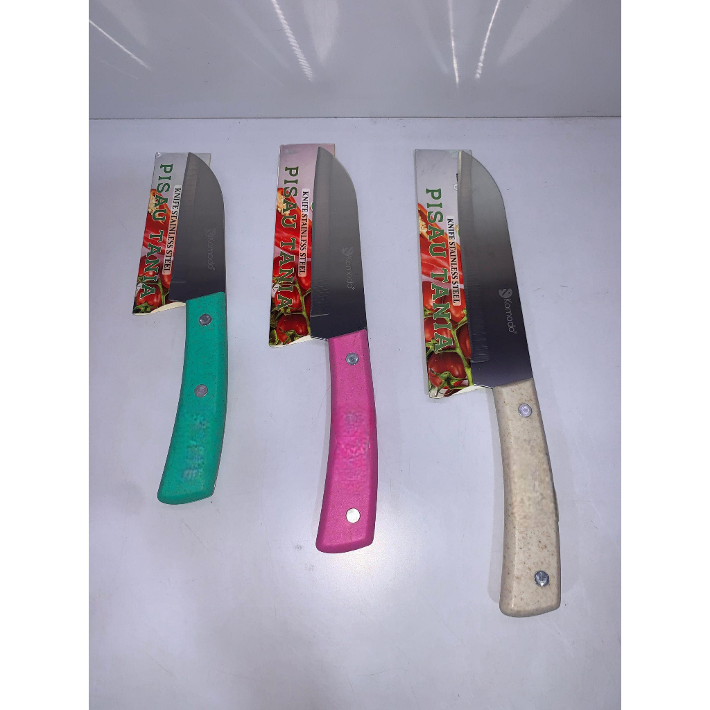 Komodo Pisau Dapur Tania Stainless Steel Anti Karat 4/5/6 Inch