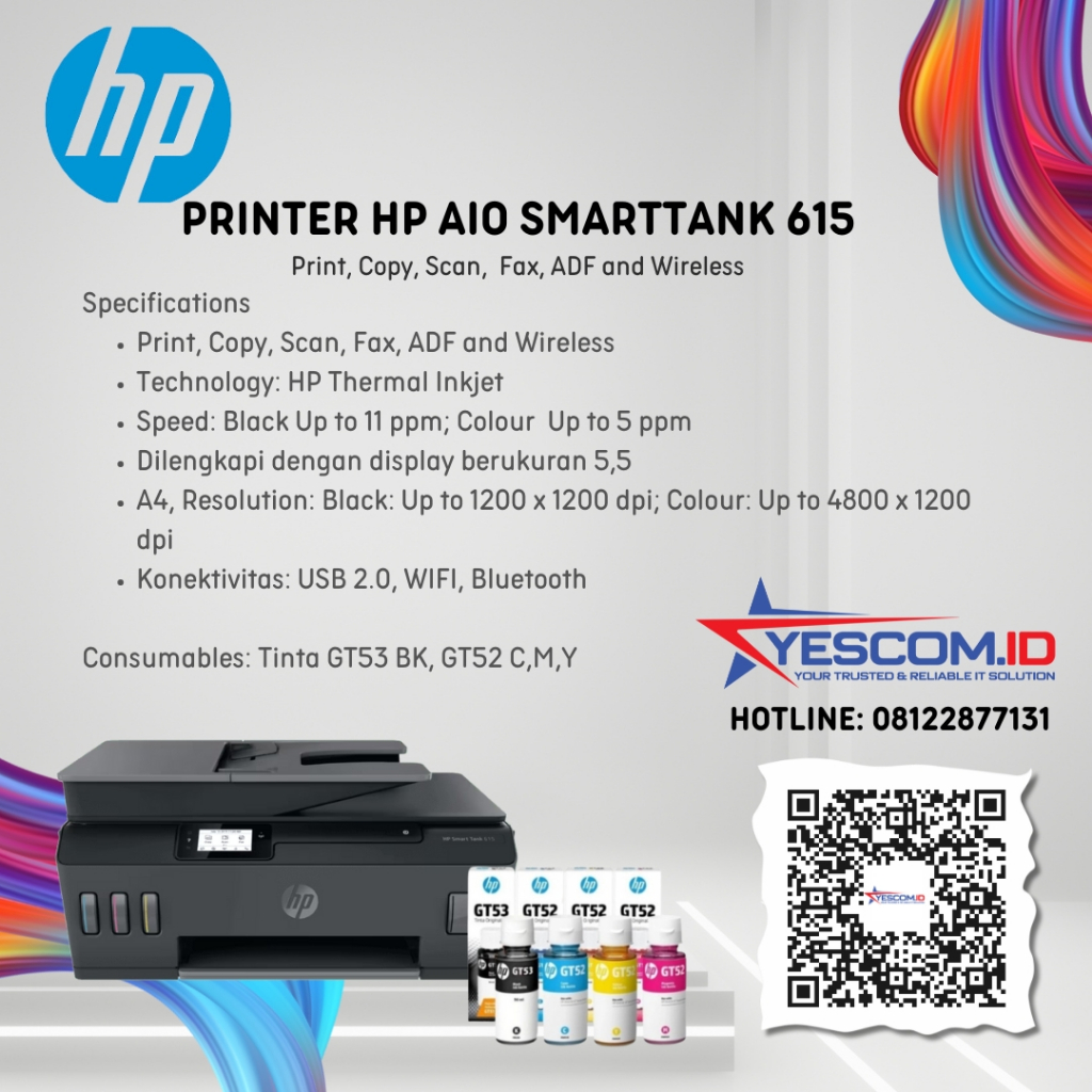 Printer HP Smart Tank 615