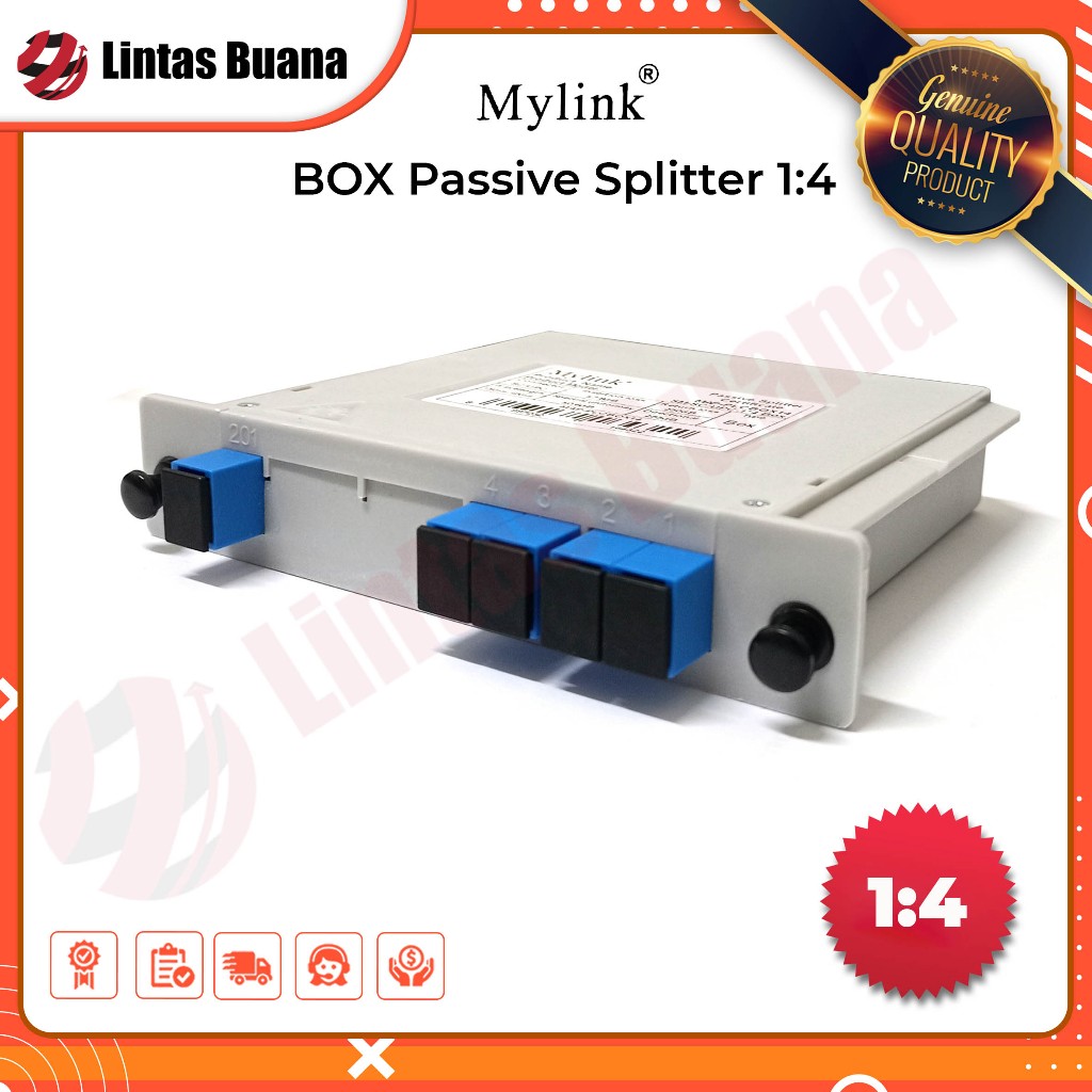MYLINK Passive Splitter PLC BOX FO | Pasif Spliter Box FO FTTH SC UPC
