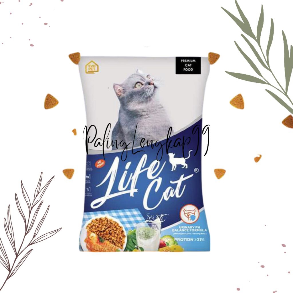 LIFE CAT DRY FOOD 1000GR - MAKANAN KUCING KERING LIFE CAT KITTEN DEWASA