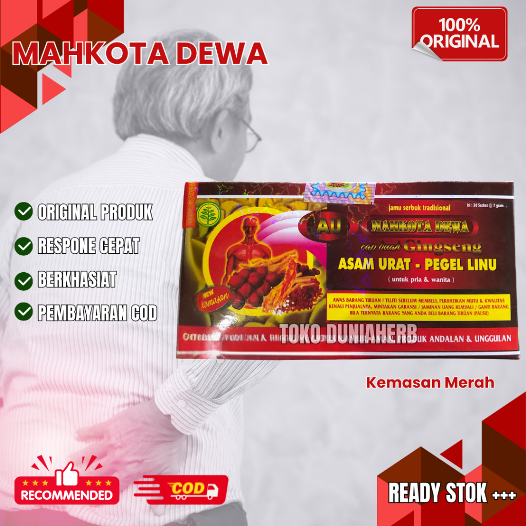 

Mahkota Dewa (Kemasan Merah) Serbuk 30 Sachet Original