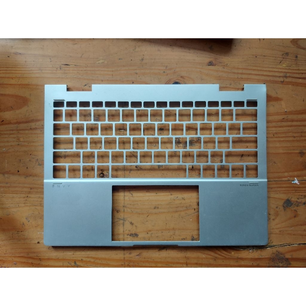 Palmrest tanpa keyboard Laptop Hp Envy X360 13-BF 13T-BF Silver V1566B-001 kondisi second original d