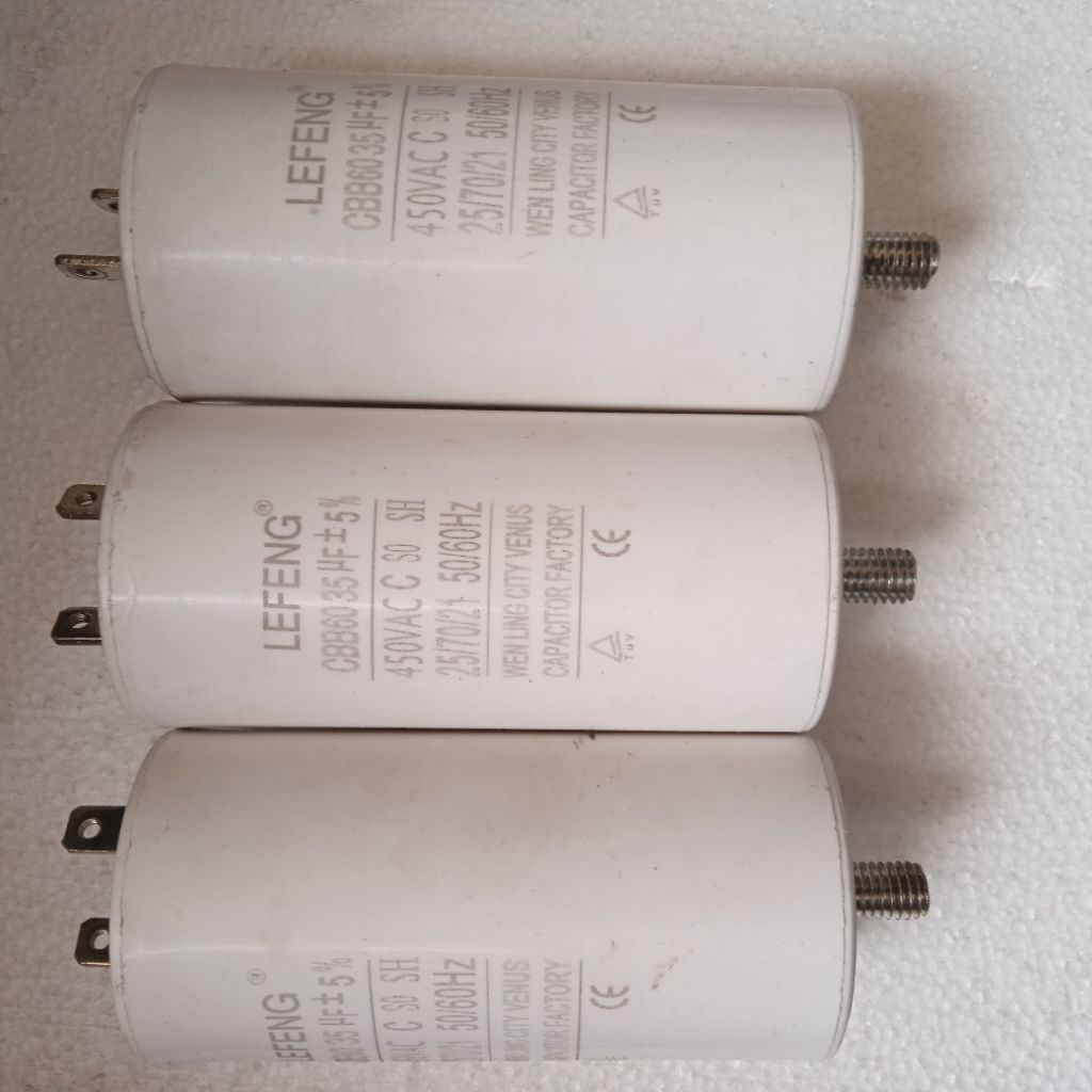 Kapasitor 2 pin CBB60 35uf 450V Capasitor kompersor