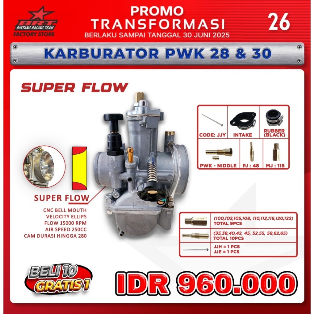 KARBURATOR PWK 28 & 30 BRT