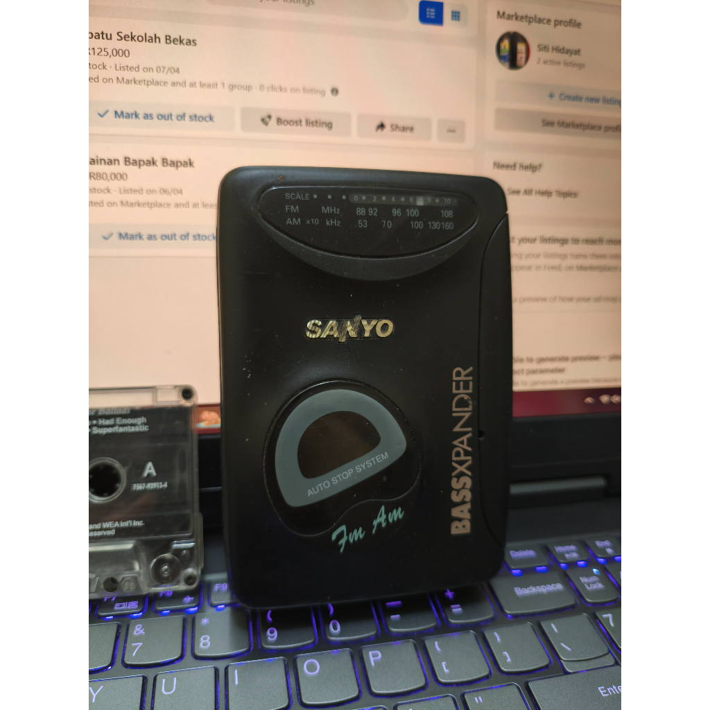 Walkman Sanyo VIP - 3 (Preloved)