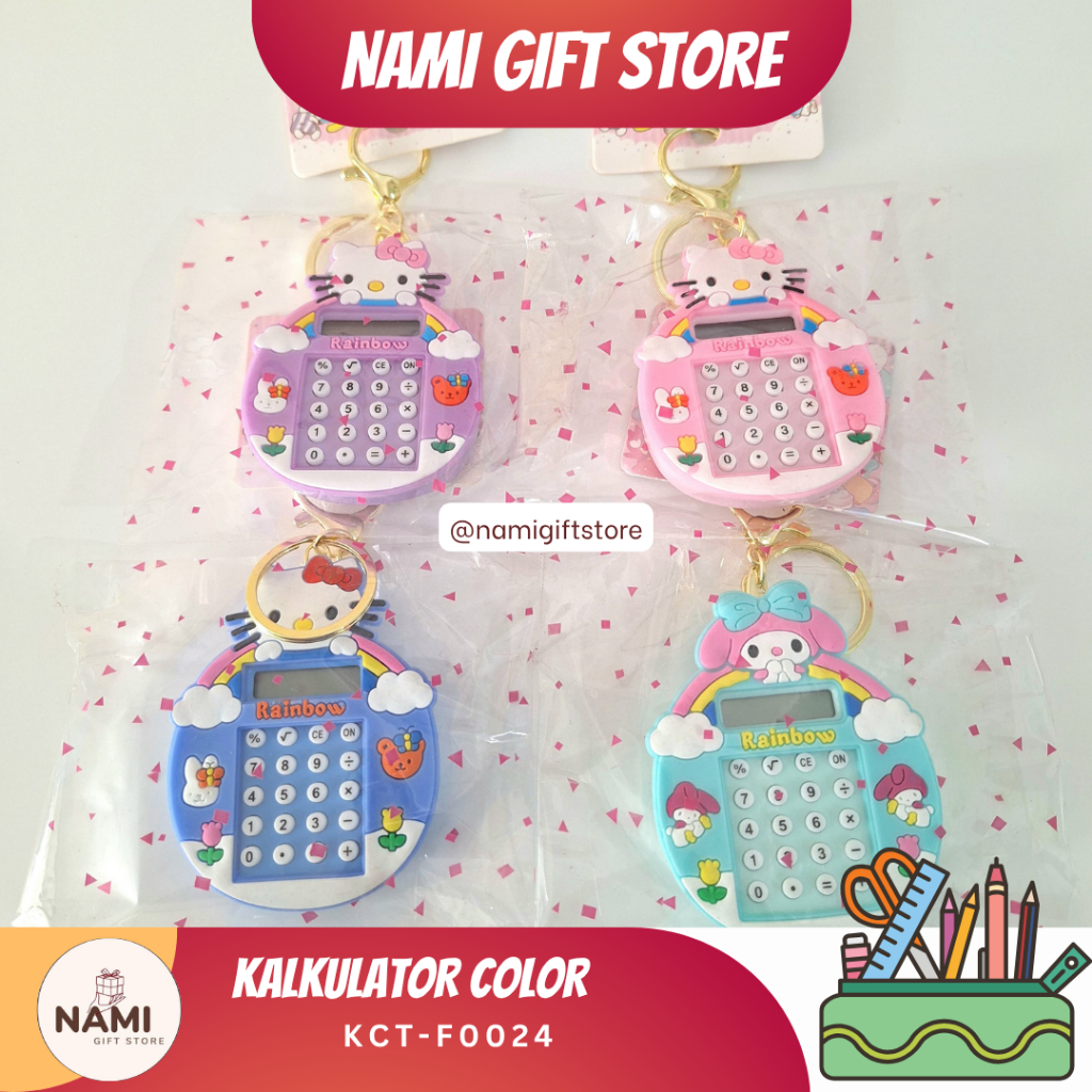 

[KCT-F0024] Kalkulator Color Gantungan Kunci/Gantungan Tas