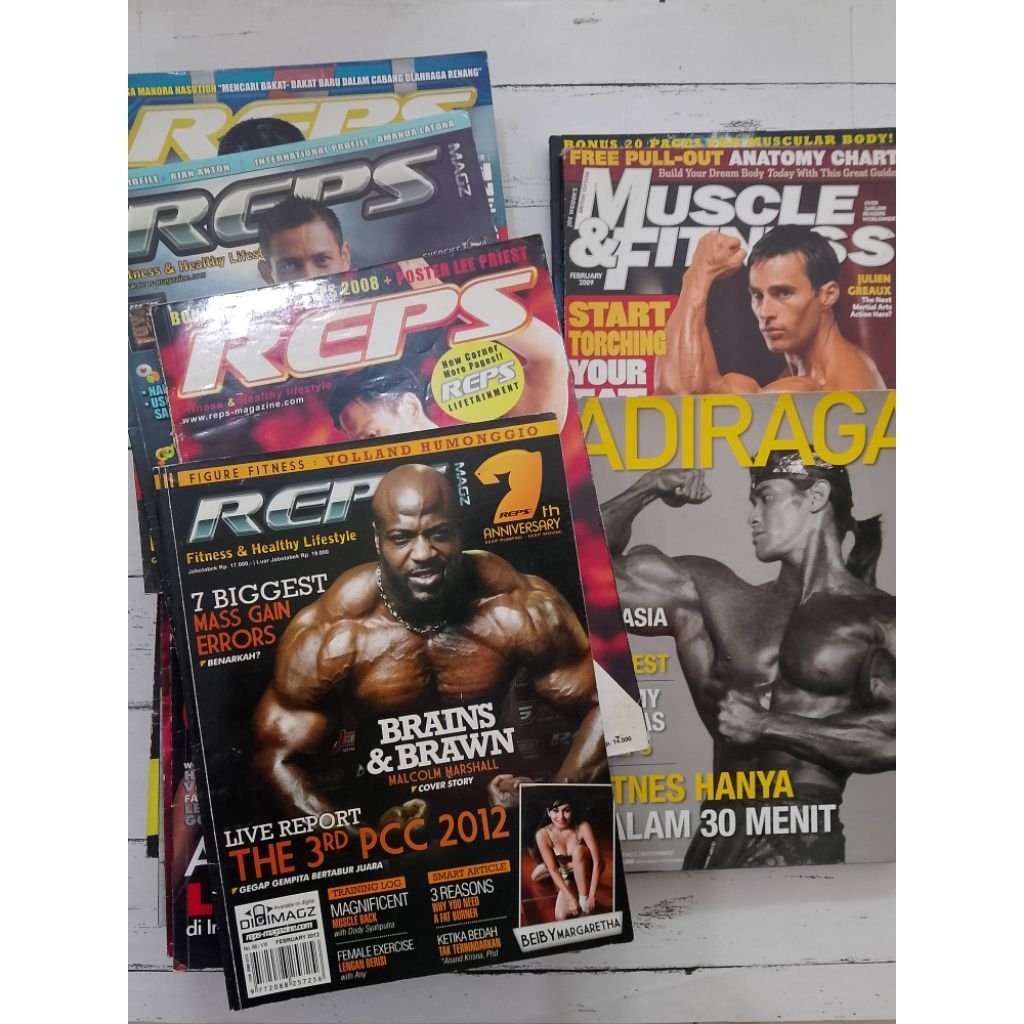 MAJALAH FITNES / MAJALAH REPS / MAJALAH ADIRAGA / MAJALAH MUSCLE