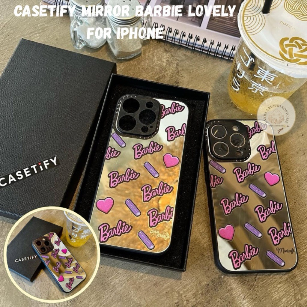 CASETIFY MIRROR BARBIE FOR IPHONE | IP 7 /8 / SE 7+ / 8+ XR  X / XS  XSMAX  11 11 PRO 11 PROMAX 12 M