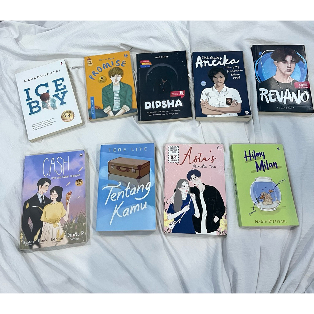 ORIGINAL NOVEL PRELOVED , NOVEL WATTPAD, PROMISE, ASTA’S, REVANO,DIPSHA, ICE BOY, COLD AND SWEET HUS