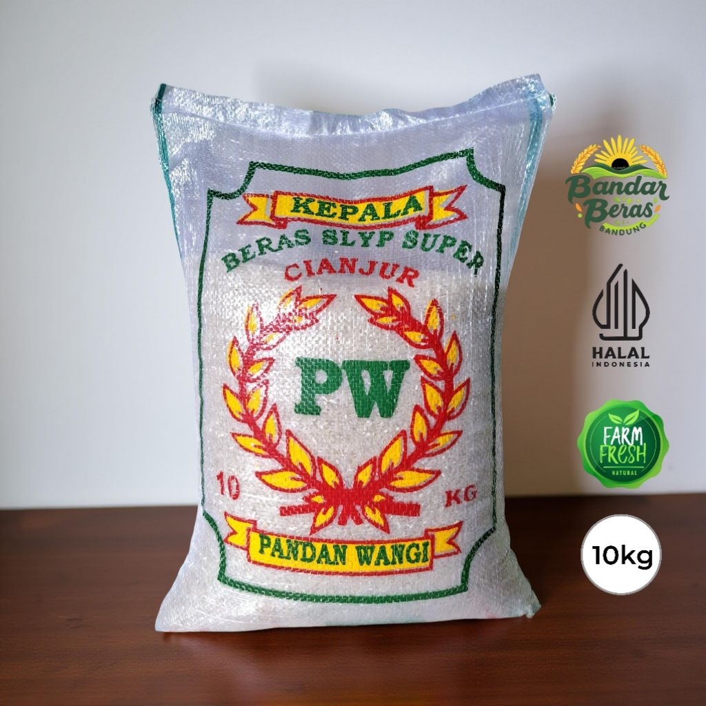 

Beras Cap PW 10kg - Nasi Putih, Pulen, Enak
