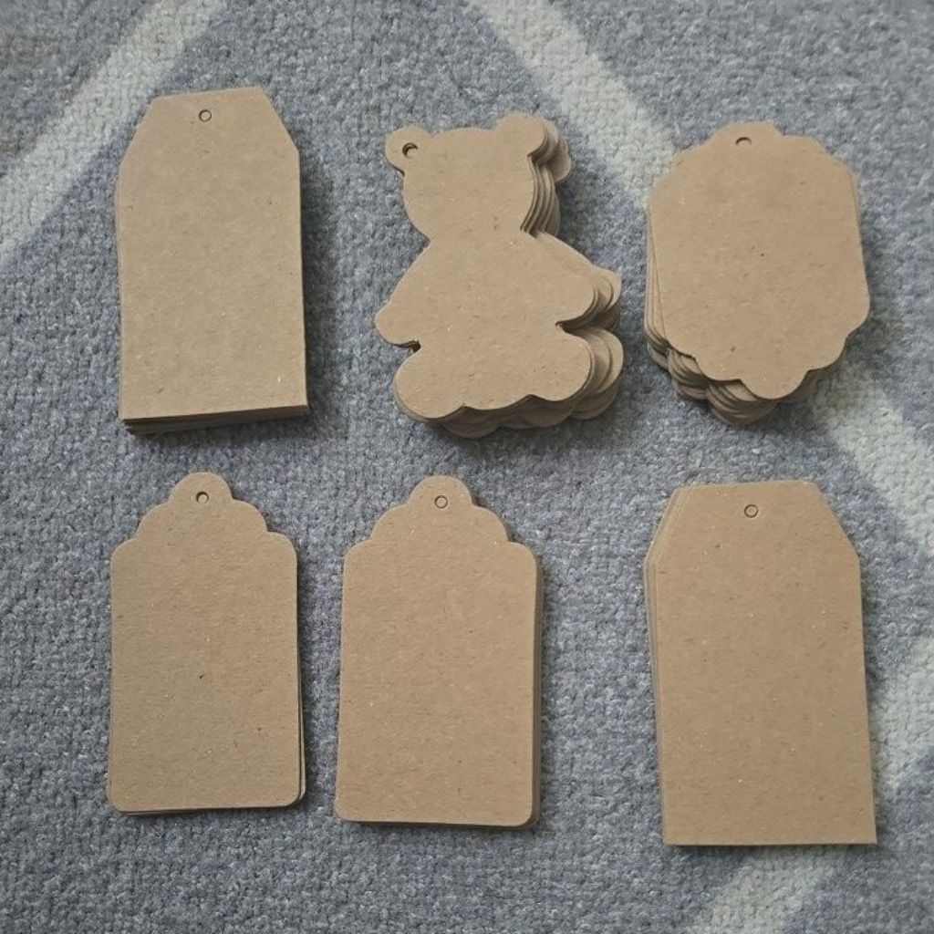 

Hangtag polos/Hangtag baju/Hangtag kemasan