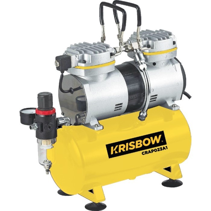 Kompresor Airbrush Twin Cylinder Crdpa002 airbrush compressor twin cylinder Krisbow 10080977
