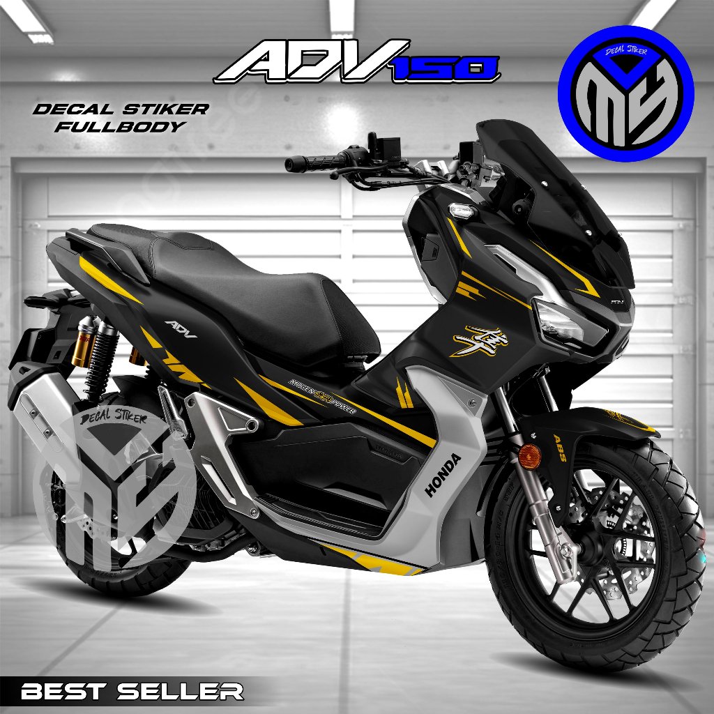 Decal Sticker Fullbody Motor ADV 150 - Dekal Stiker ADV 150 Fullbody Variasi Motor Honda Adv 150